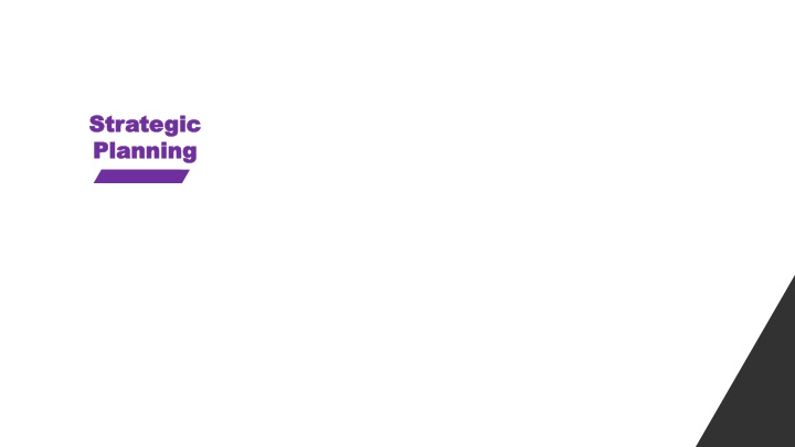 strategic strategic planning planning