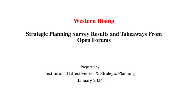 western rising
