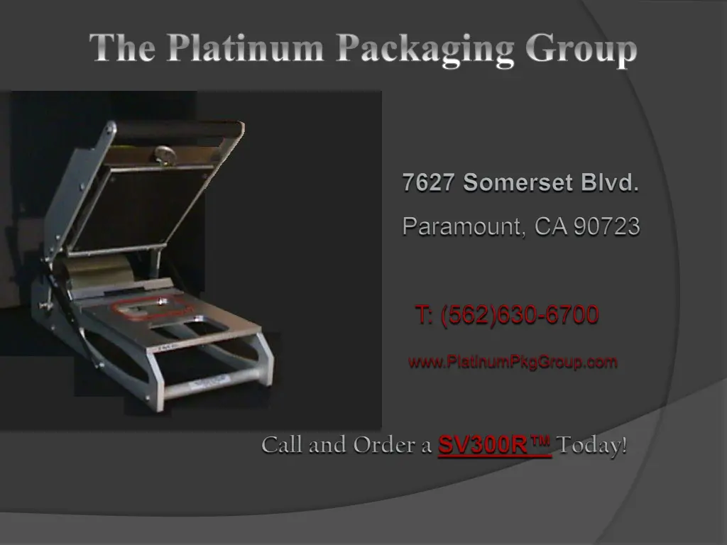 the platinum packaging group