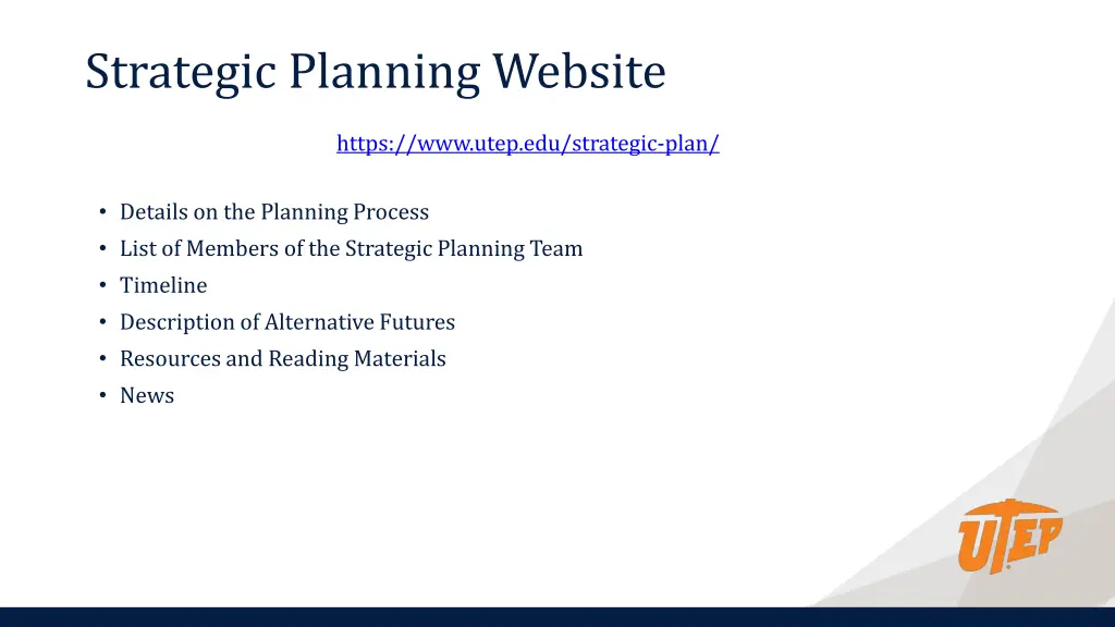 strategic planning website