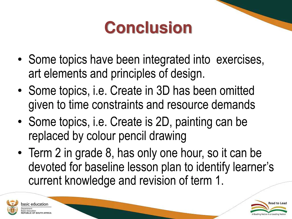 conclusion 1