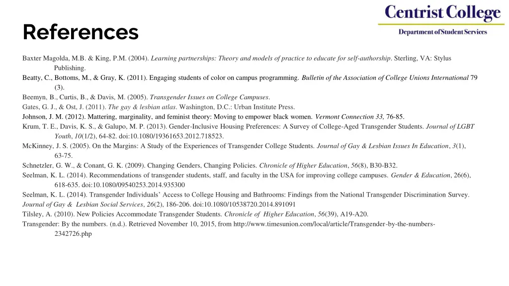 references