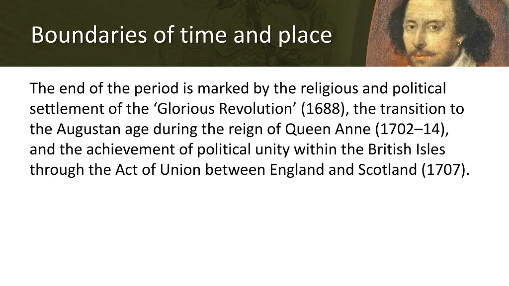 boundaries of time and place 1