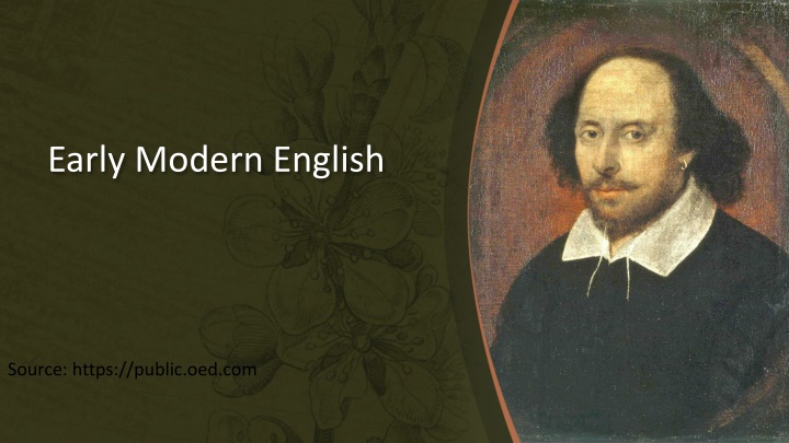 early modern english