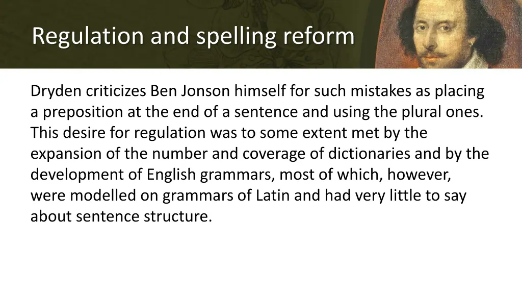 regulation and spelling reform 1