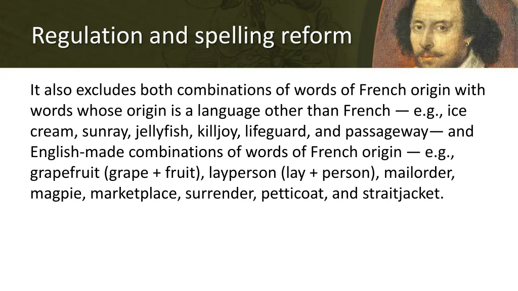 regulation and spelling reform 5