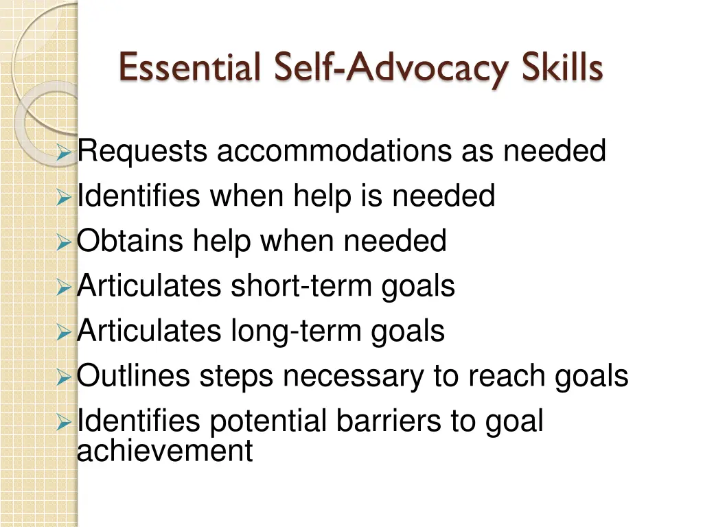 essential self advocacy skills 1