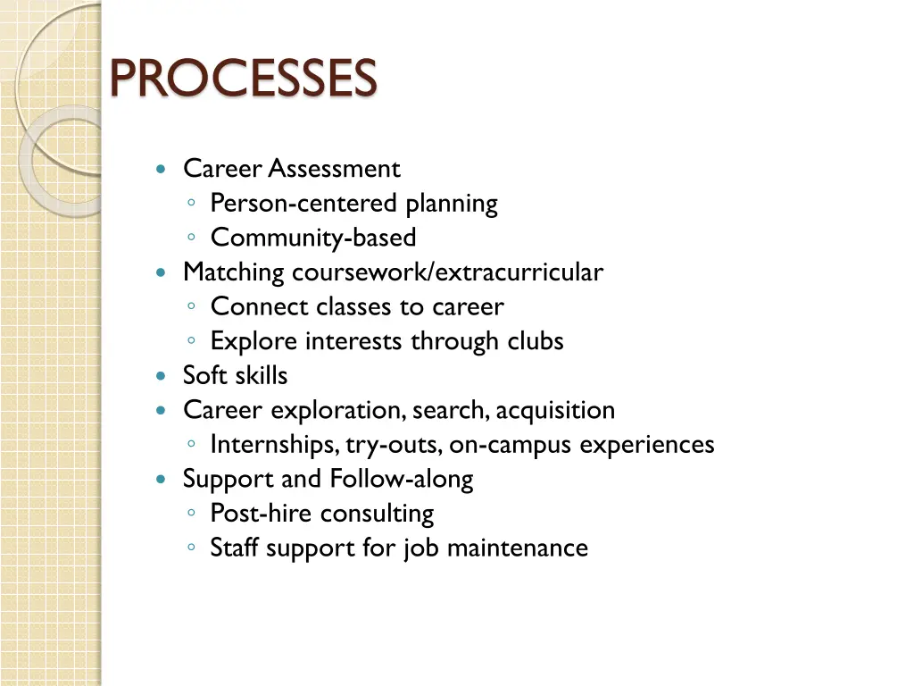 processes