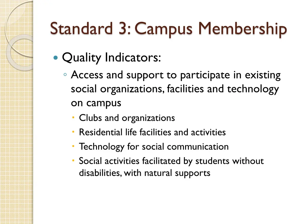 standard 3 campus membership