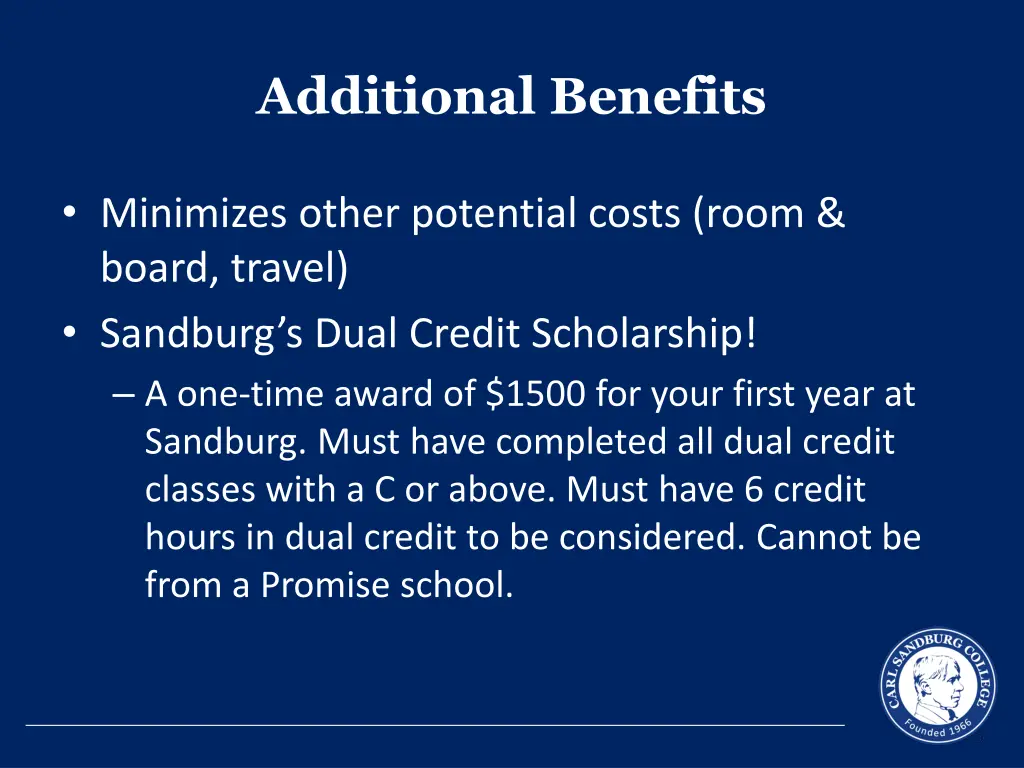 additional benefits