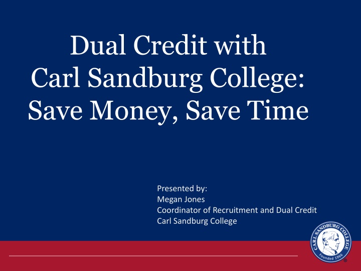 dual credit with carl sandburg college save money