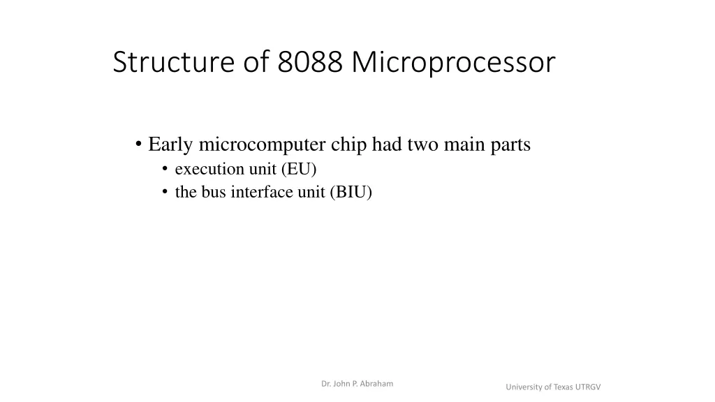 structure of 8088 microprocessor