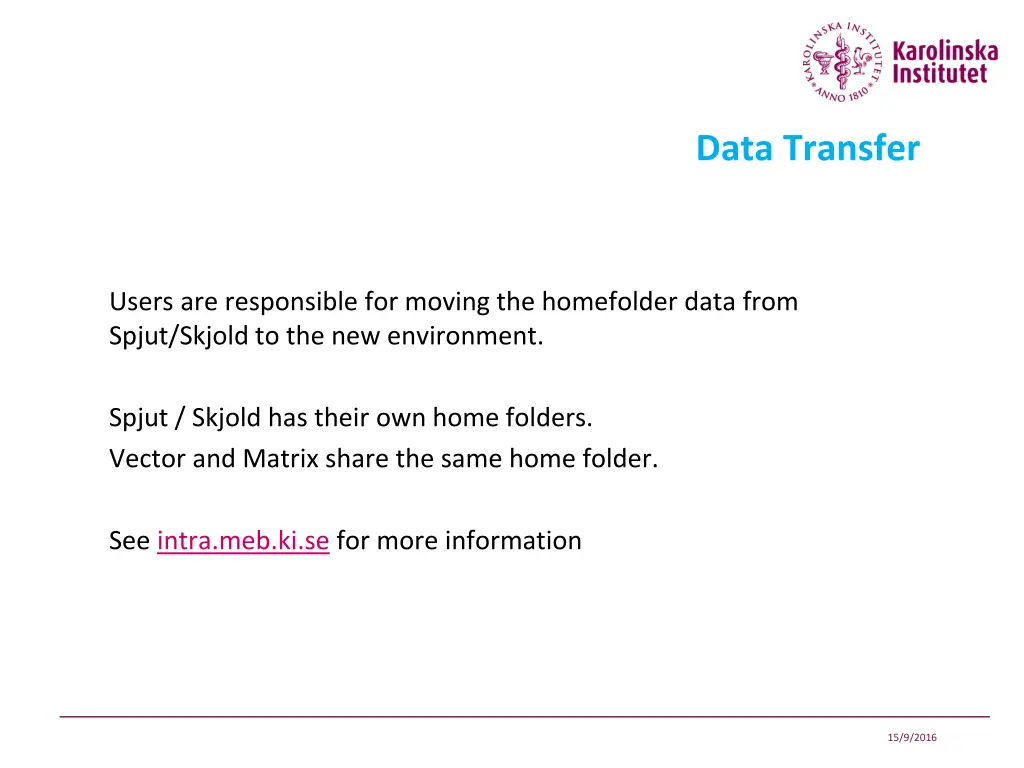 data transfer