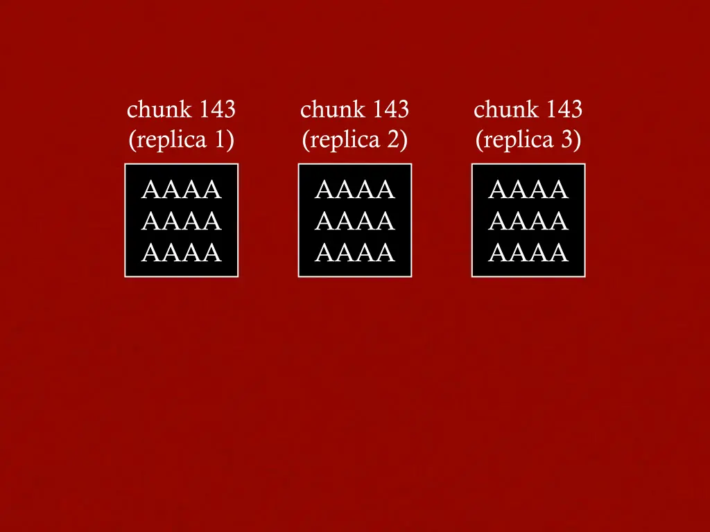 chunk 143 replica 1