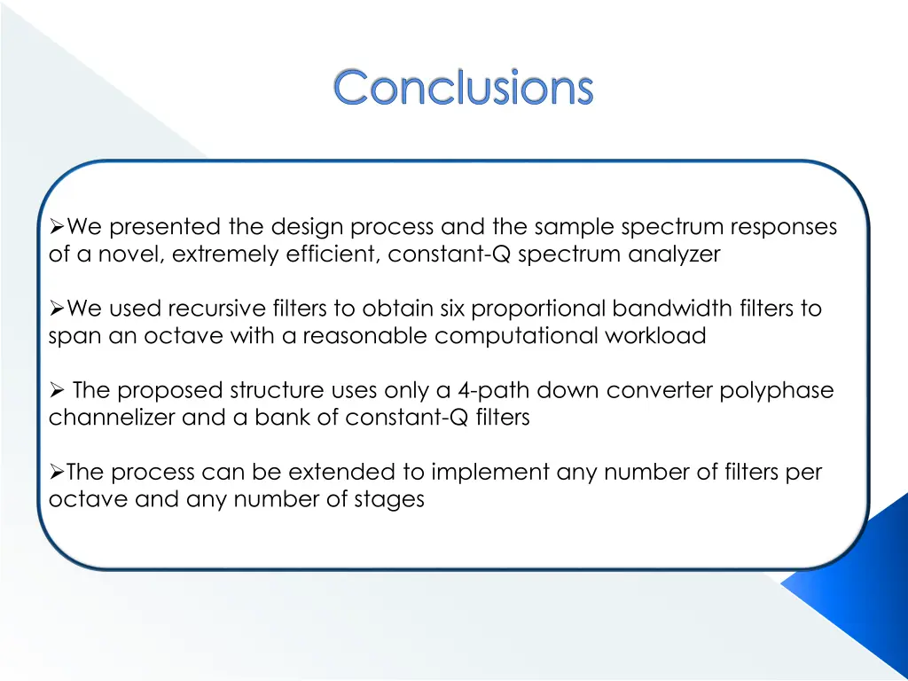conclusions