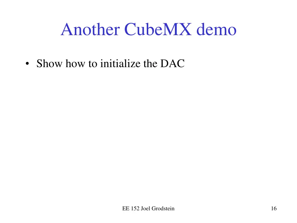 another cubemx demo