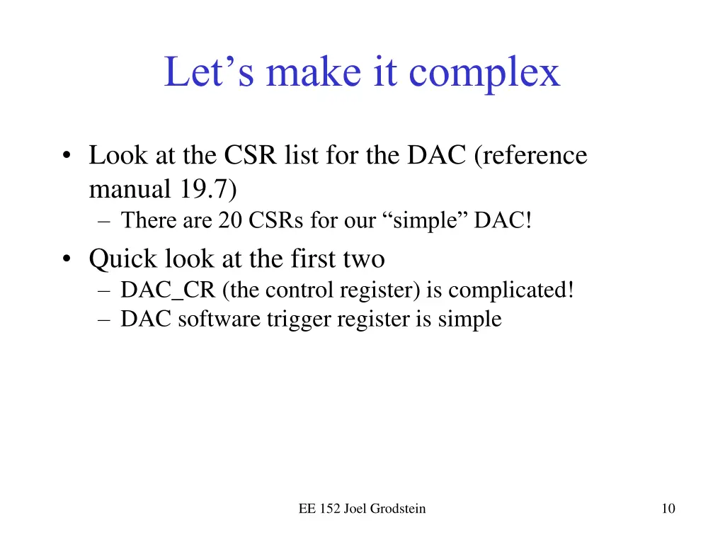 let s make it complex