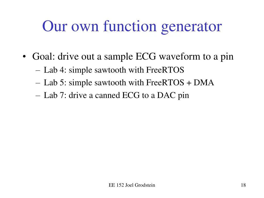 our own function generator