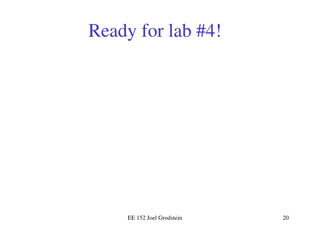 ready for lab 4