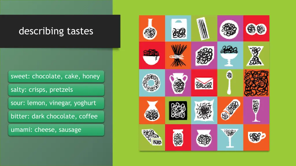 describing tastes 1