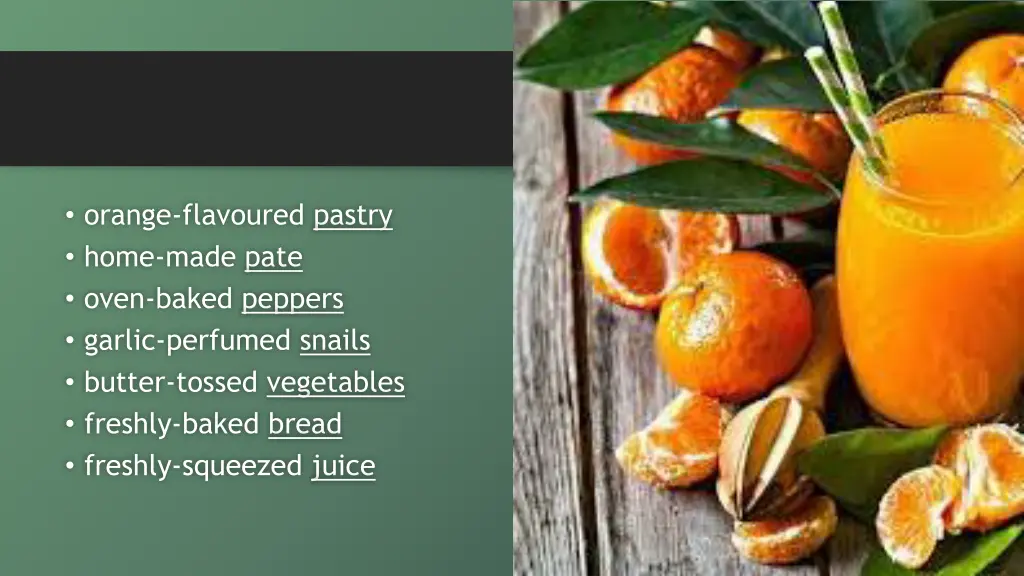 orange flavoured pastry home made pate oven baked