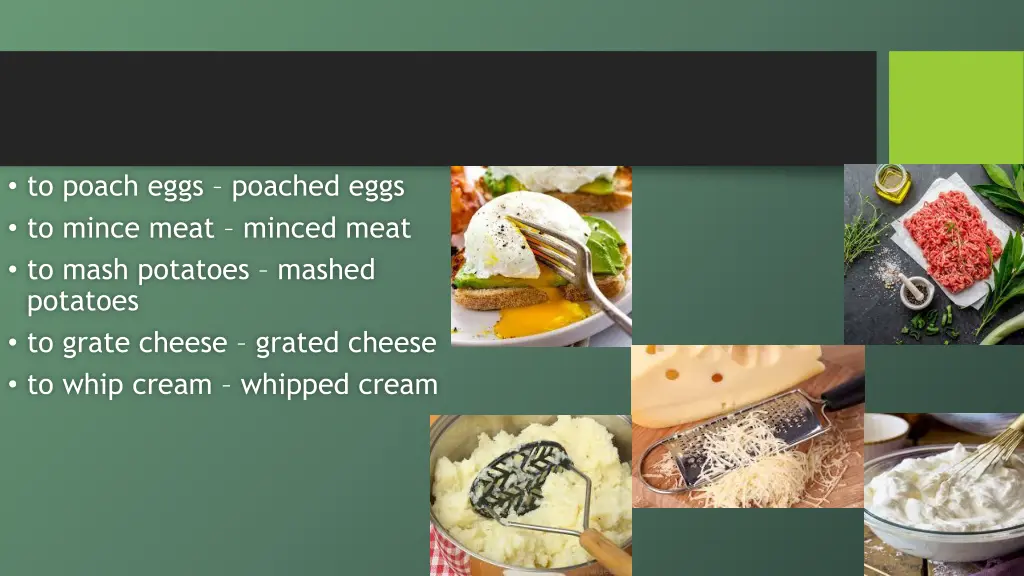 to poach eggs poached eggs to mince meat minced