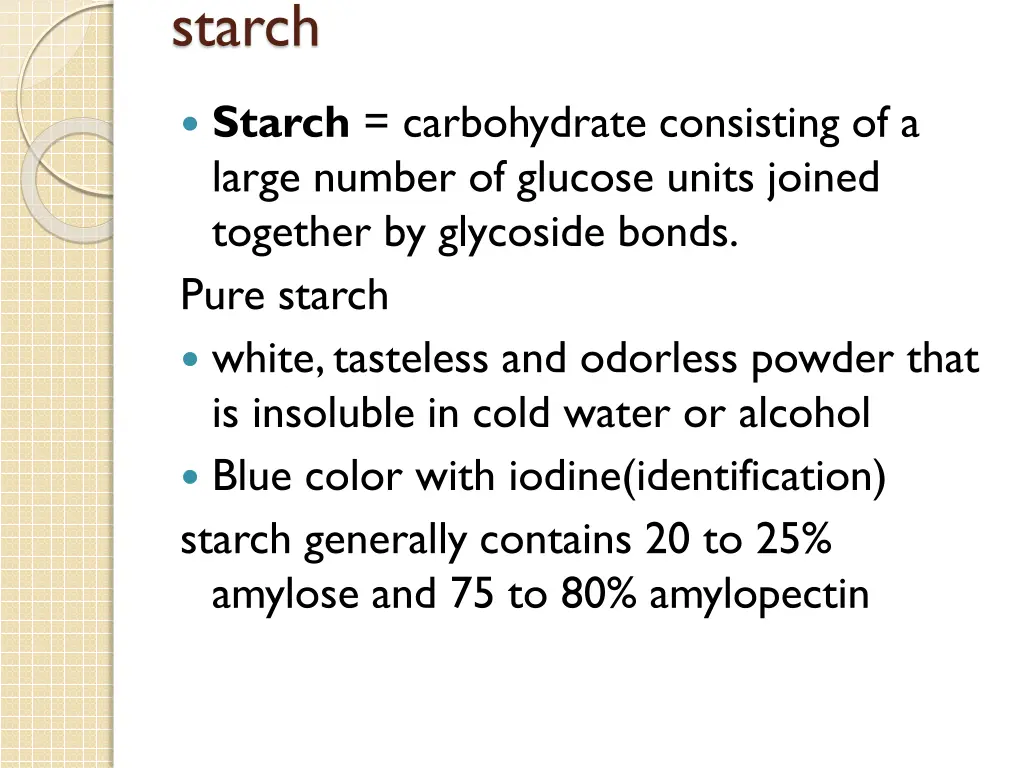 starch