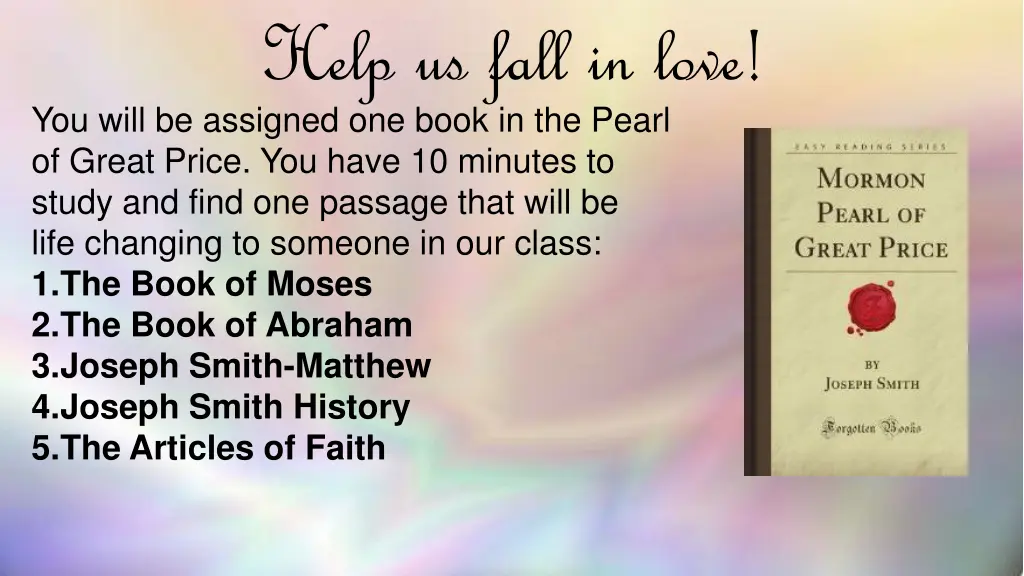 help us fall in love