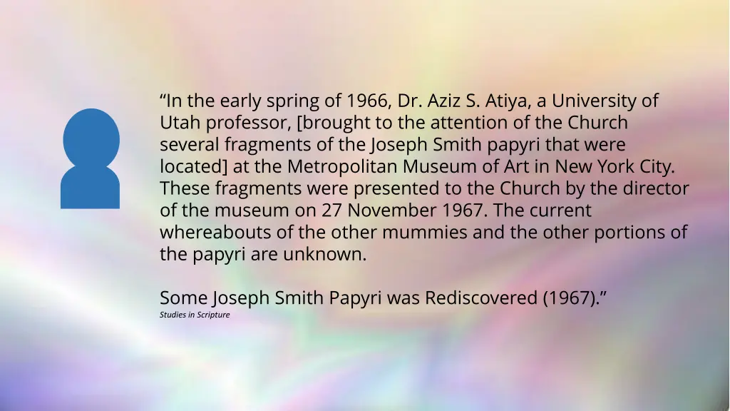 in the early spring of 1966 dr aziz s atiya