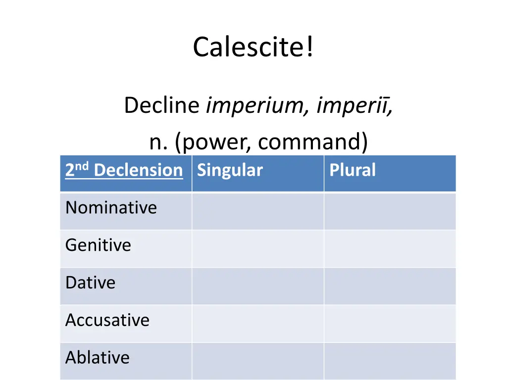 calescite 1