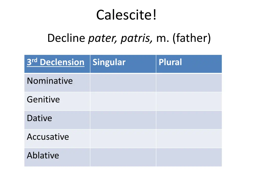 calescite 2