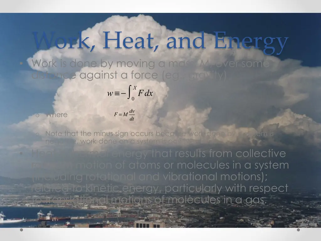 work heat and energy work is done by moving