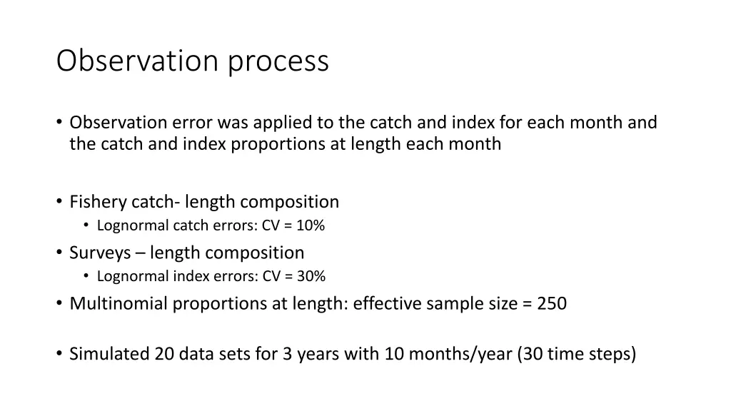 observation process