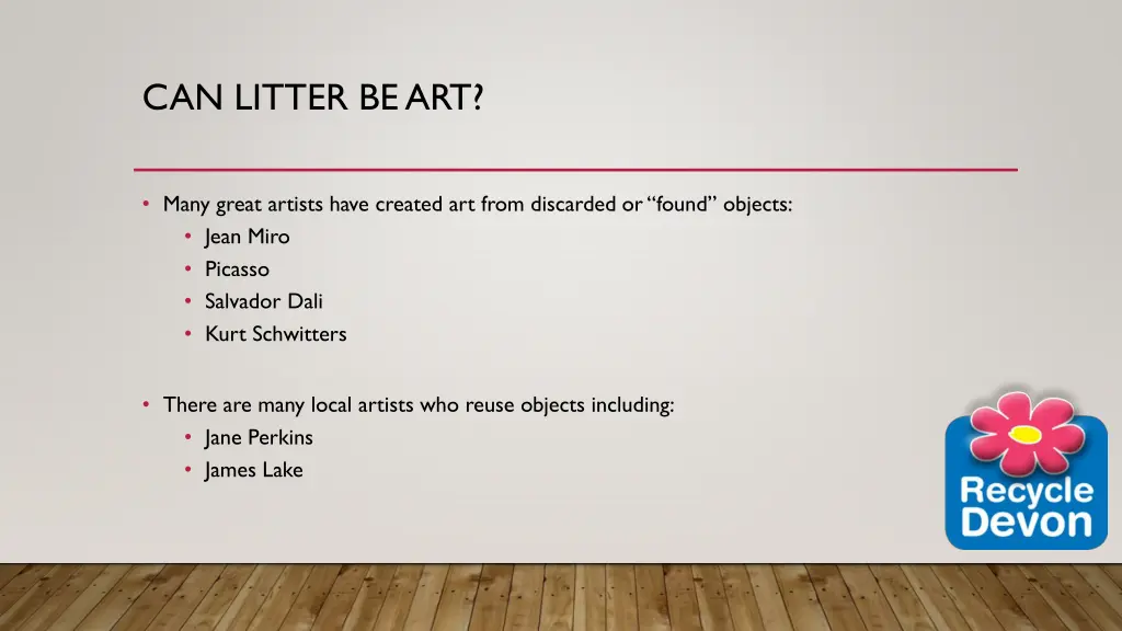 can litter be art