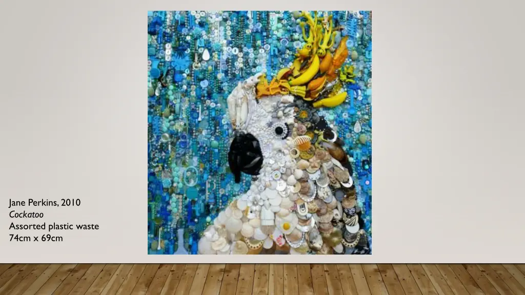 jane perkins 2010 cockatoo assorted plastic waste