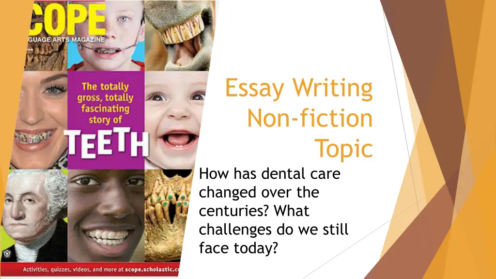 essay writing non fiction