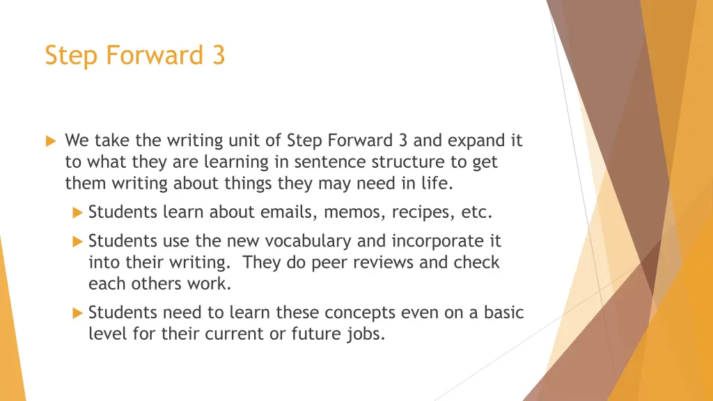 step forward 3