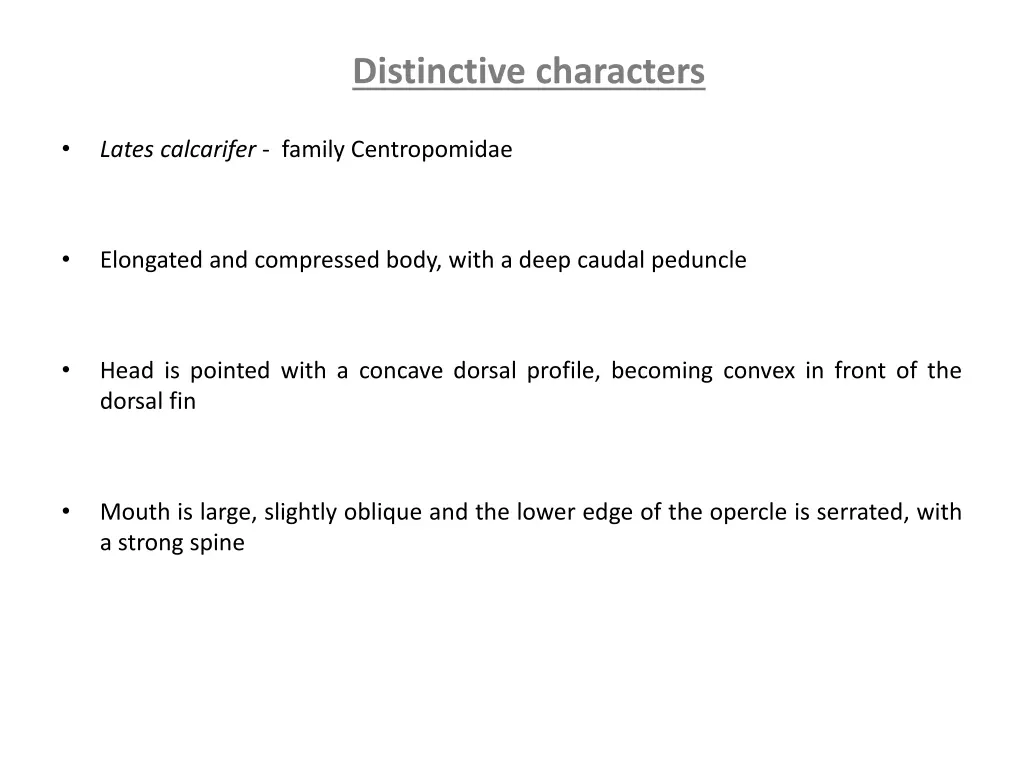 distinctive characters 2