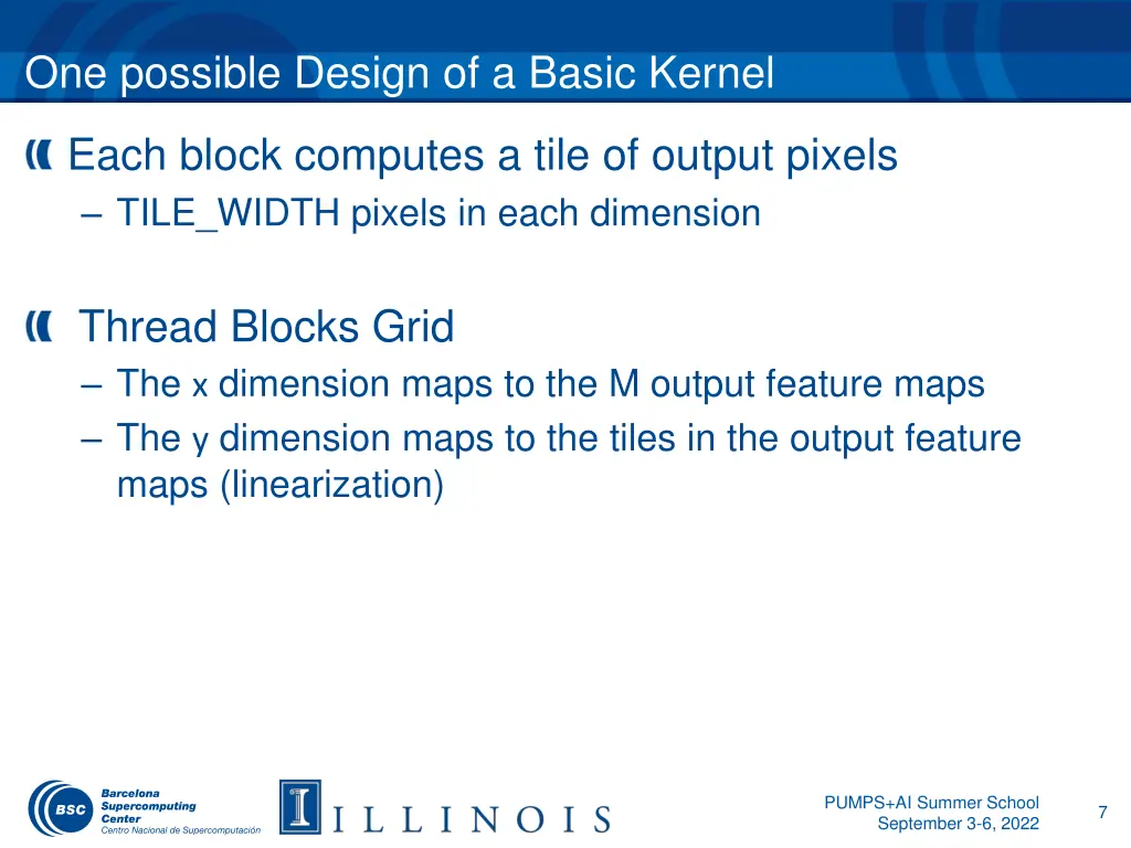 one possible design of a basic kernel