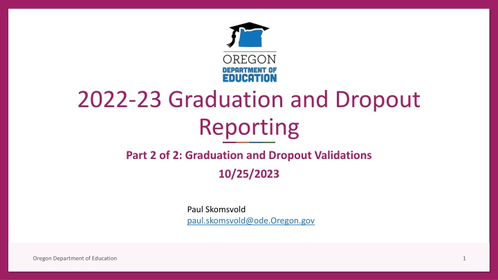 2022 23 graduation and dropout reporting