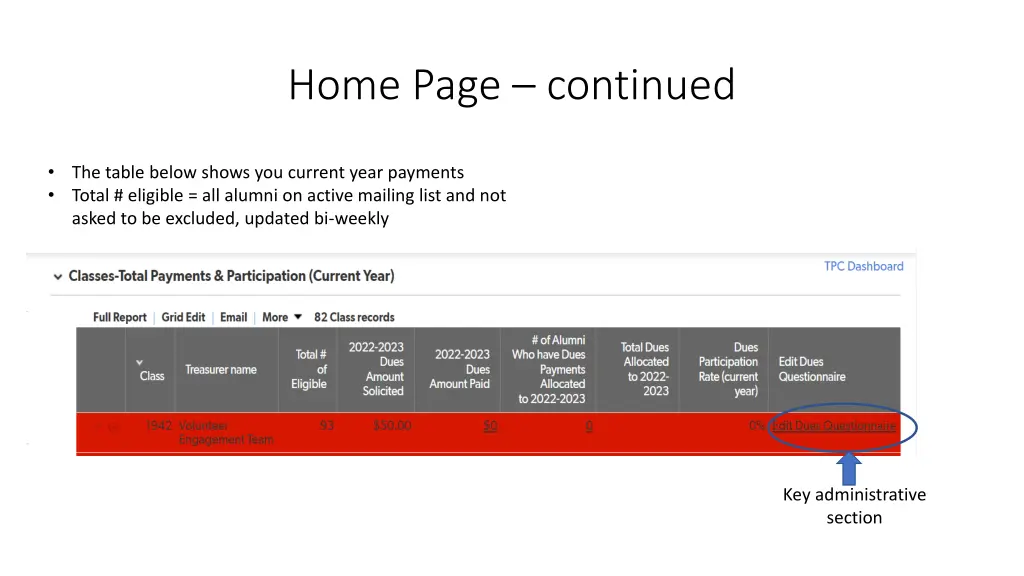 home page continued