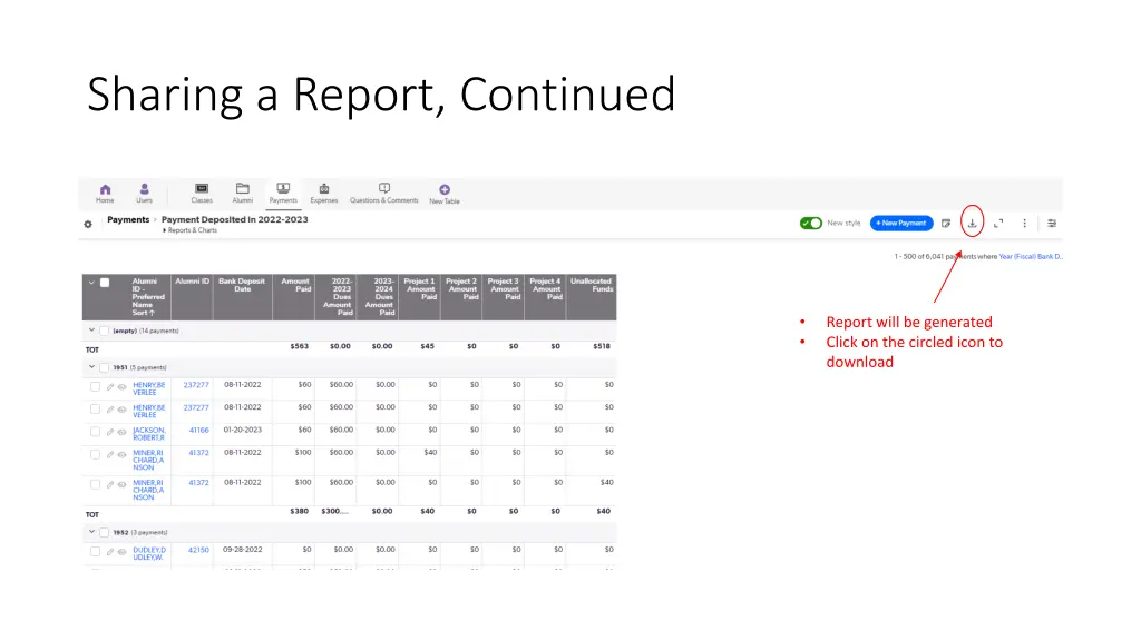 sharing a report continued 1