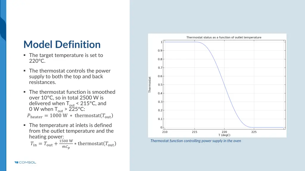 model definition the target temperature