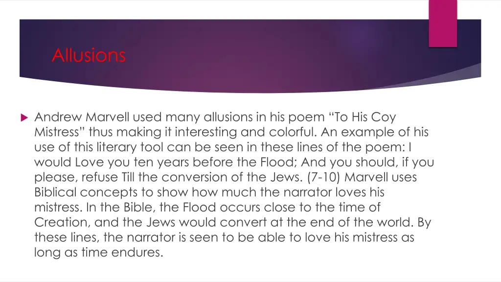 allusions