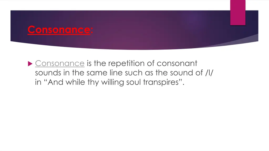 consonance