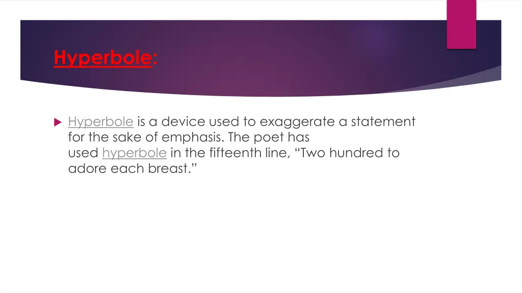 hyperbole