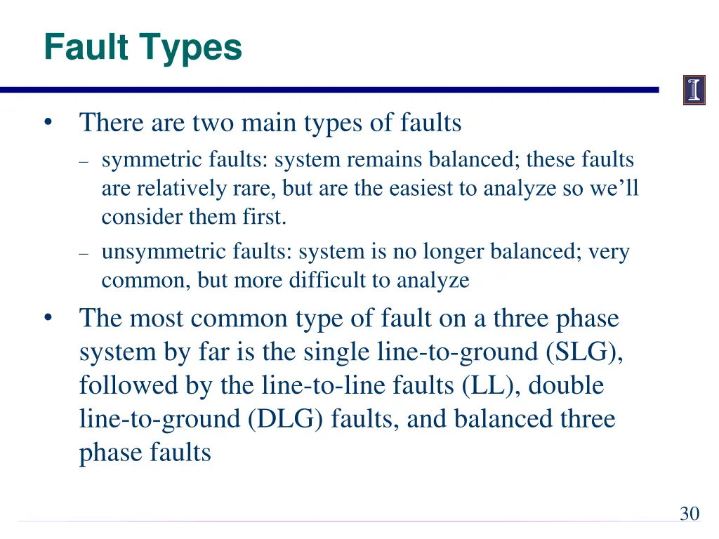 fault types
