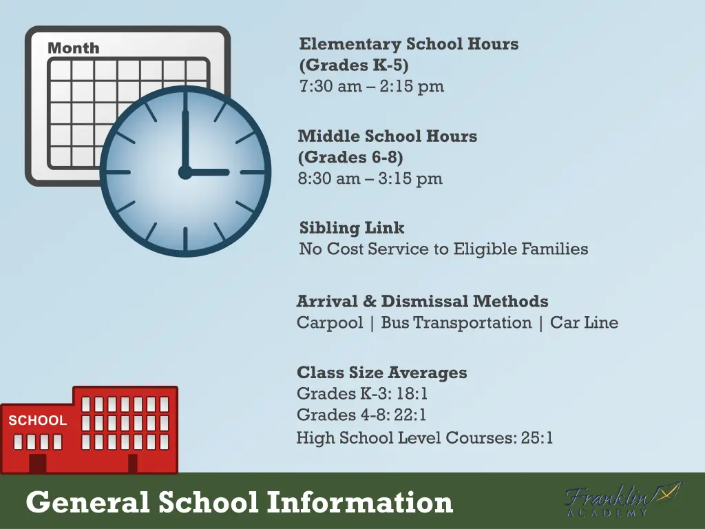 elementary school hours grades k 5 7 30 am 2 15 pm