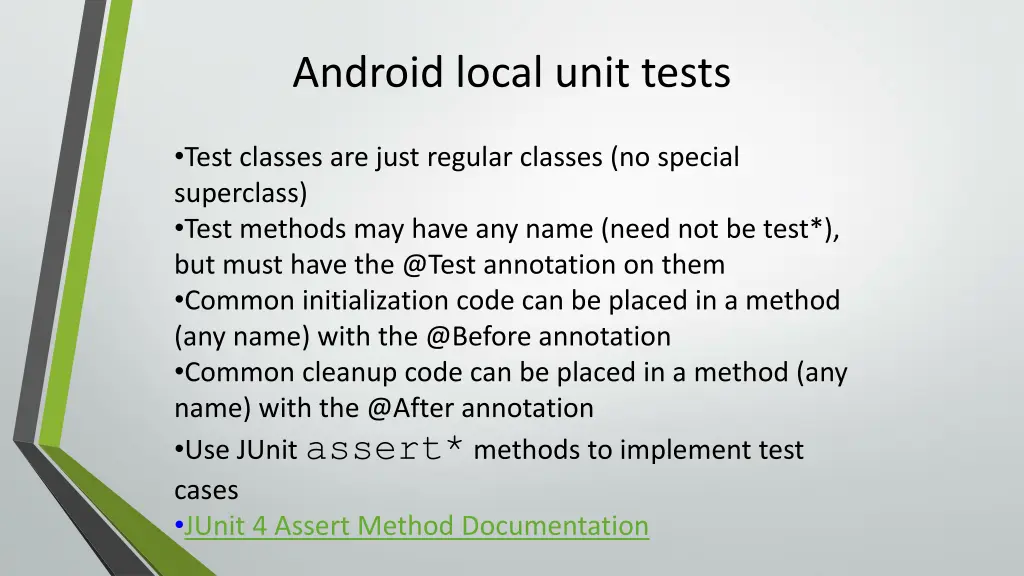 android local unit tests 3