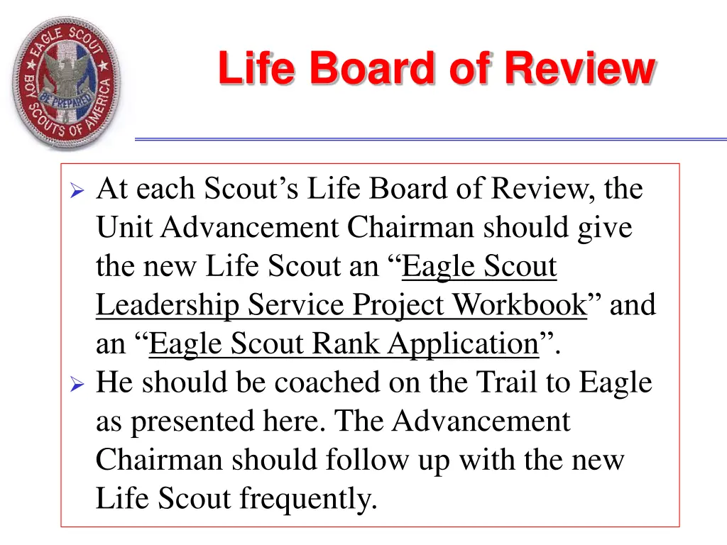 life board of review